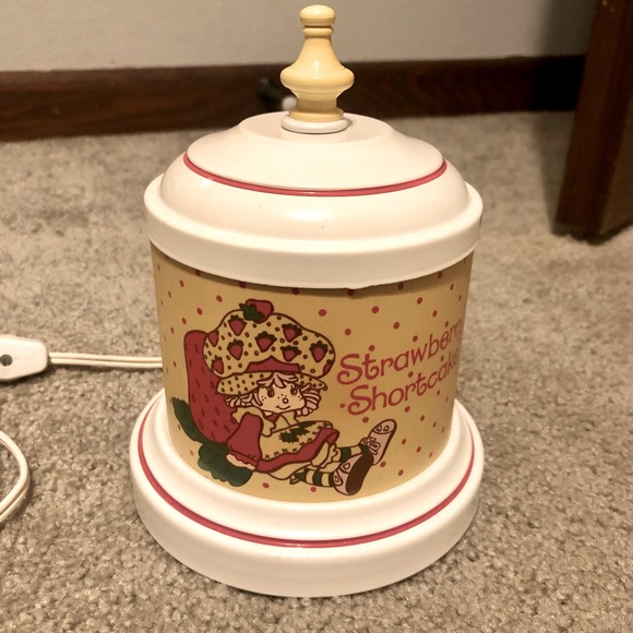 Other - Vintage Strawberry Shortcake table lamp/night light from 1980s. Still works!